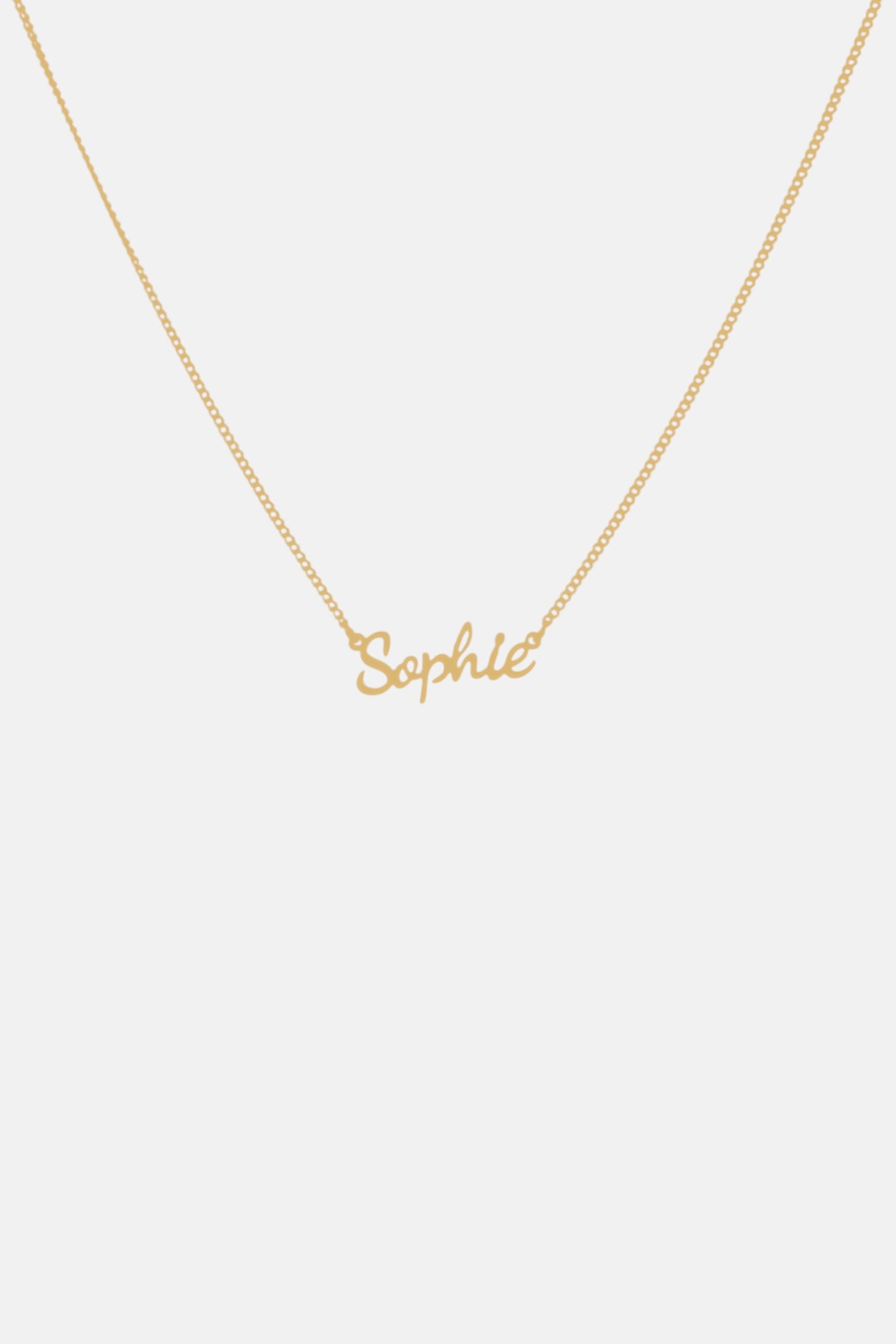 GOLD PERSONALISED NAME NECKLACE