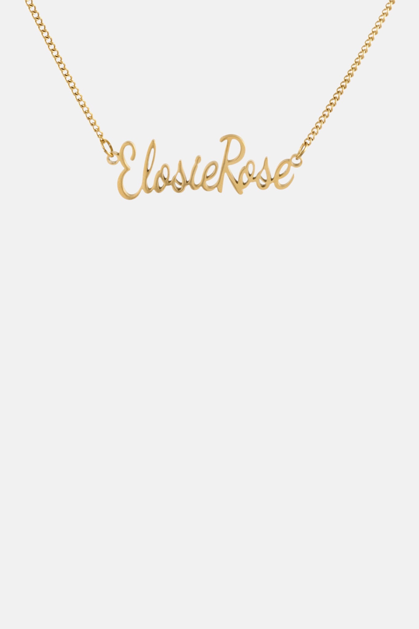 GOLD PERSONALISED NAME NECKLACE