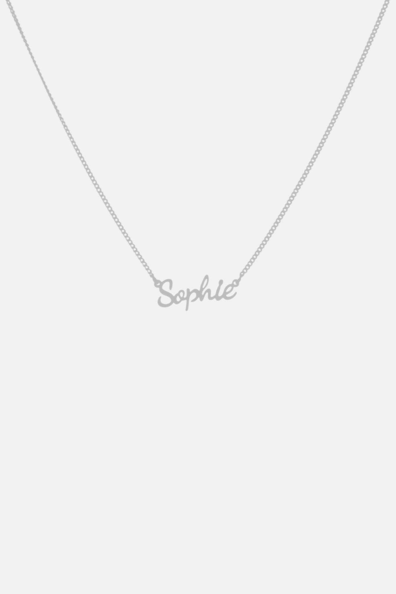 SILVER PERSONALISED NAME NECKLACE