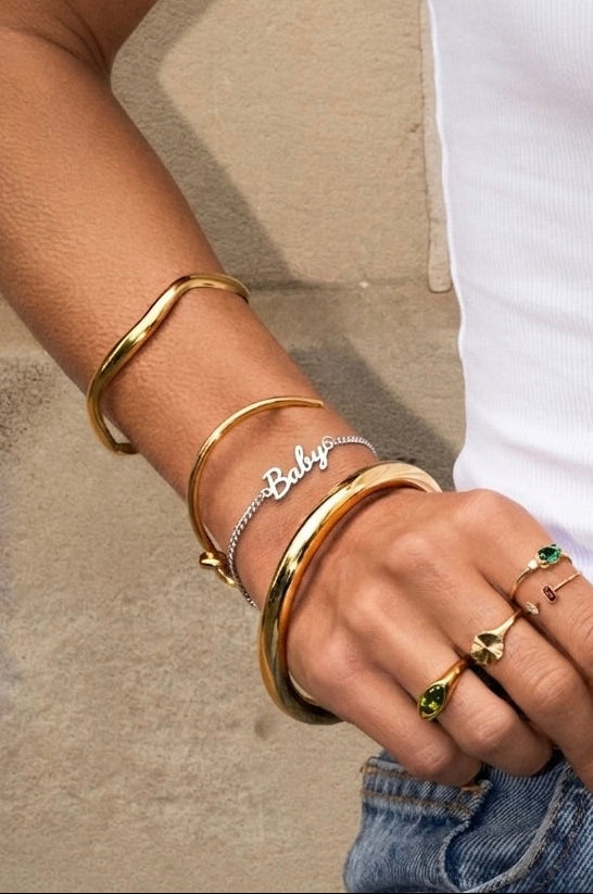 SILVER PERSONALISED NAME BRACELET