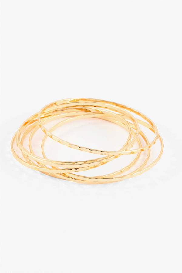 GOLD FINE MULTI-LAYERED BANGLE PACK