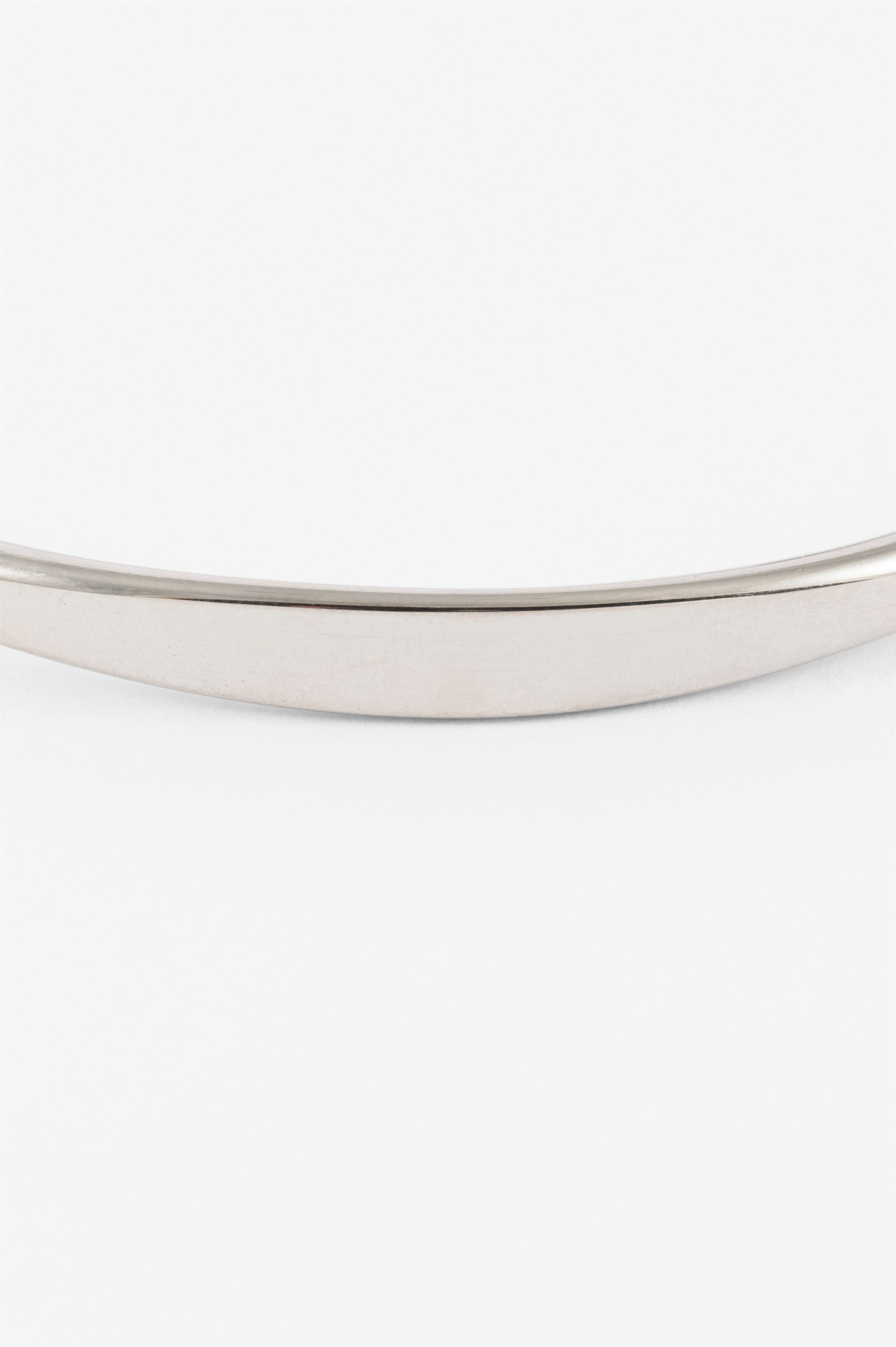 SILVER OPEN CUFF ENGRAVABLE BRACELET