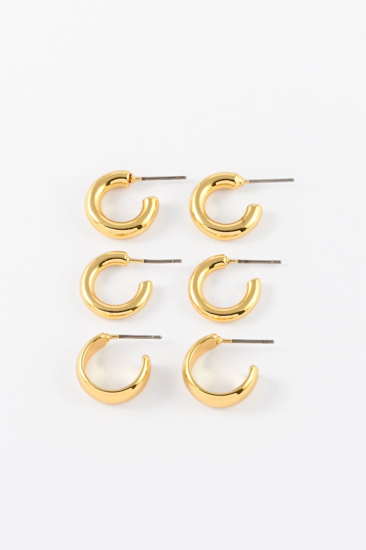 GOLD BUBBLE GEOMETRIC HOOP PACK