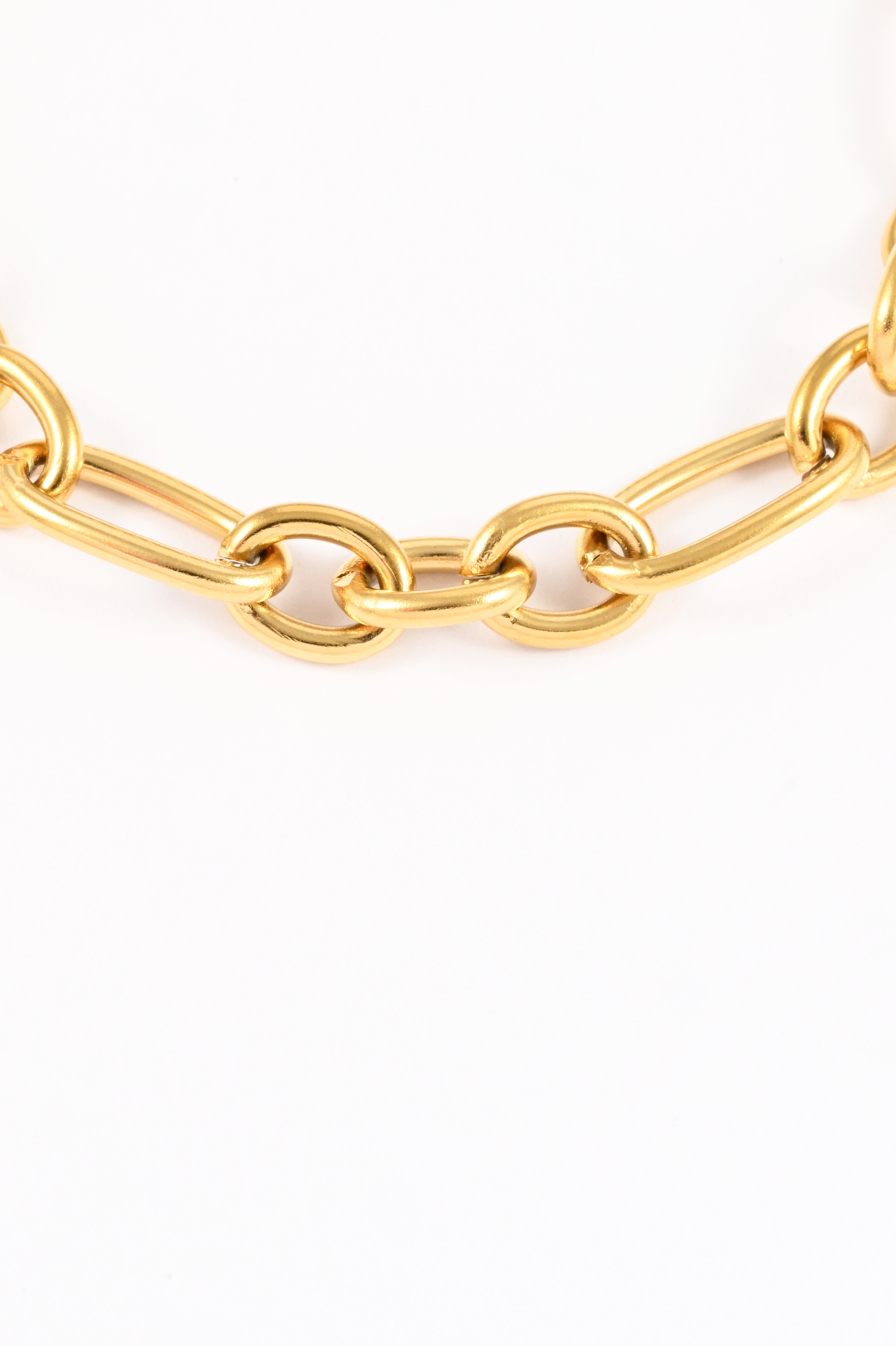 WP GOLD OLD SCHOOL CLASSIC LINK CHAIN BRACELET