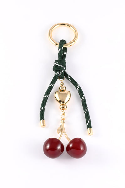 Crybaby cherry beaded keychain bag charm | Mercari Rush Beaded Cherry Bag Charm display picture 1
