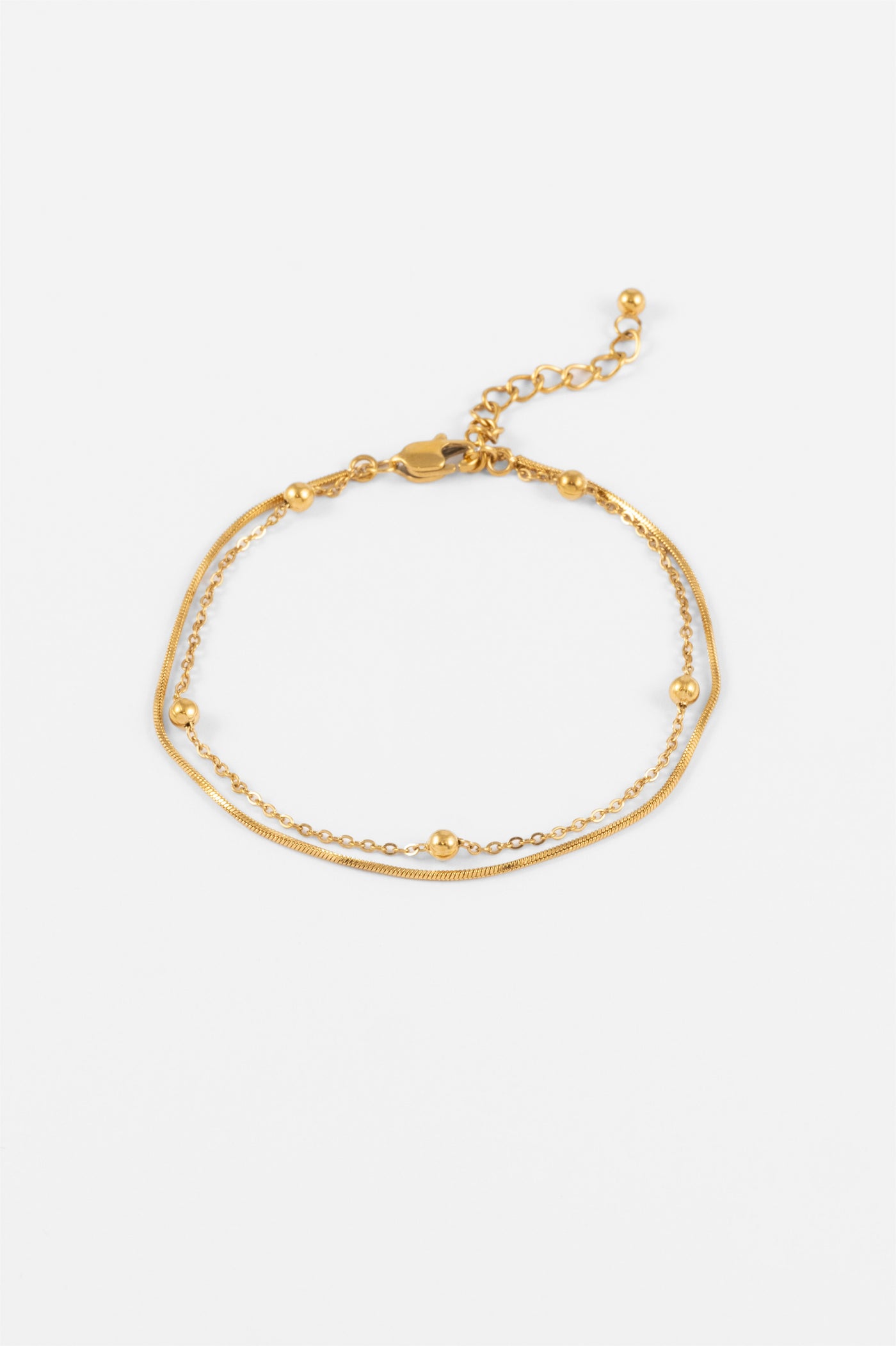 FINE CHAIN BRACELET SILVER PLATED