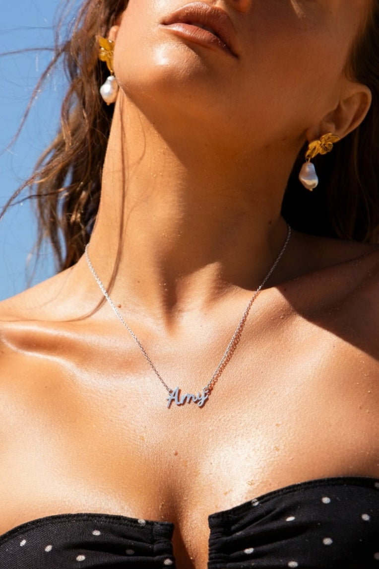 SILVER PERSONALISED NAME NECKLACE