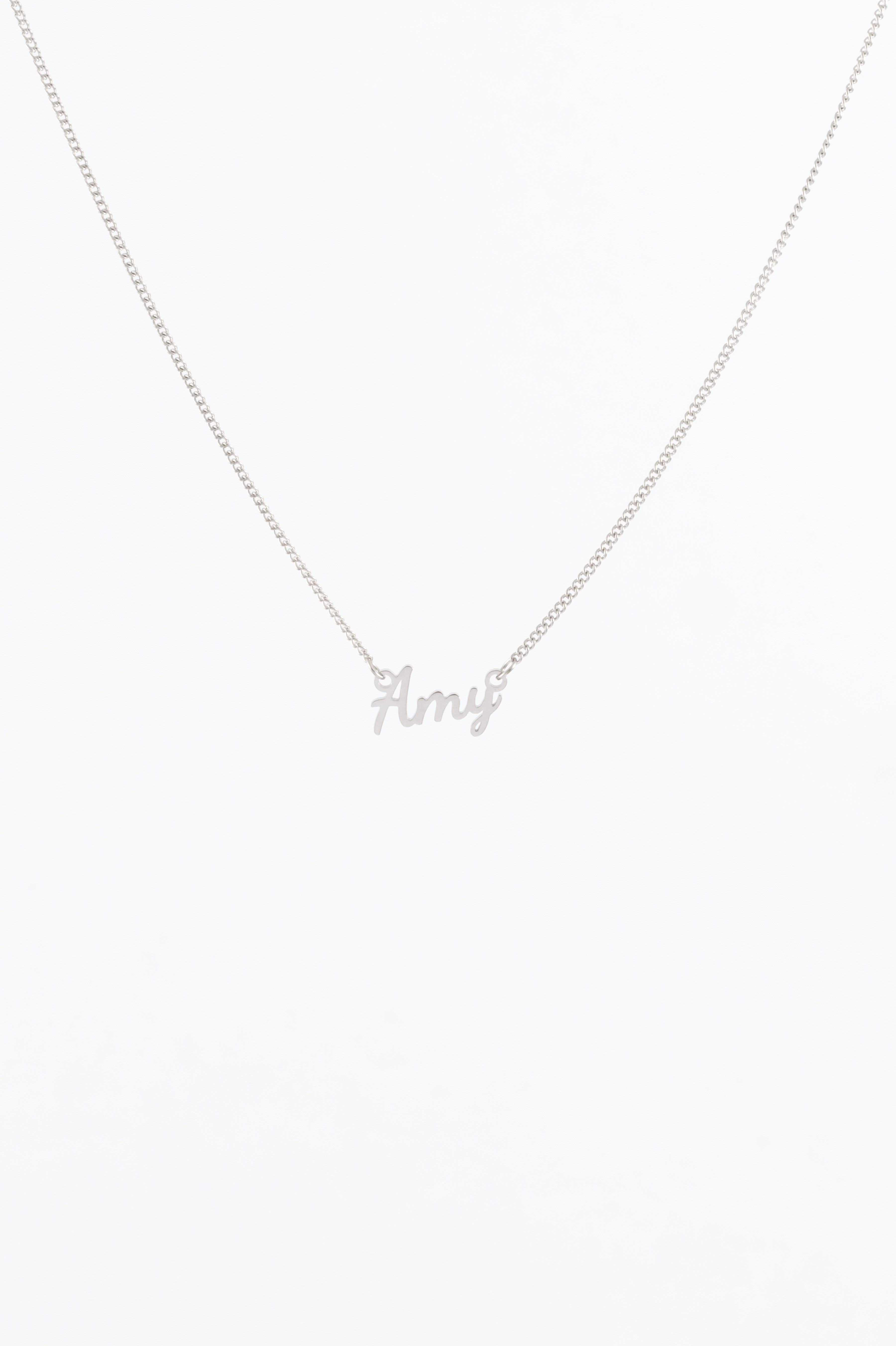 SILVER PERSONALISED NAME NECKLACE